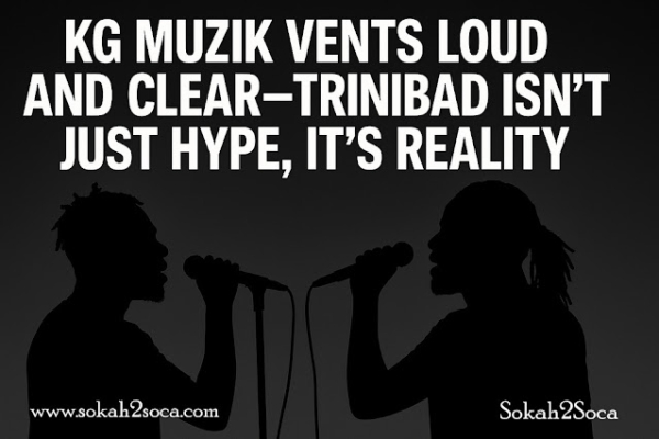 KG Muzik Calls Out the Bias with Trinidad&#039;s Music Industry: Trinibad Deserves More Than Just Clicks