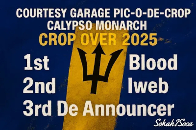 Mr. Blood Reigns Supreme: Pic-O-De-Crop 2025 Calypso Monarch Results Are In!