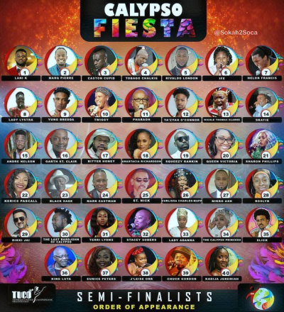 Calypso Fiesta Semi Finals 2025: Recorded Performances
